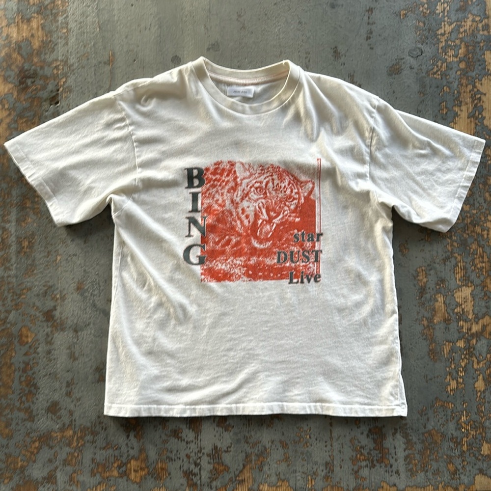 Anine Bing Tiger Stardust Tee